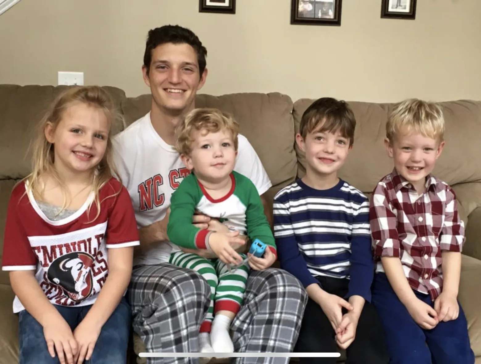 Cousin crew and Jaylyn holding her own in an all-boy lineup