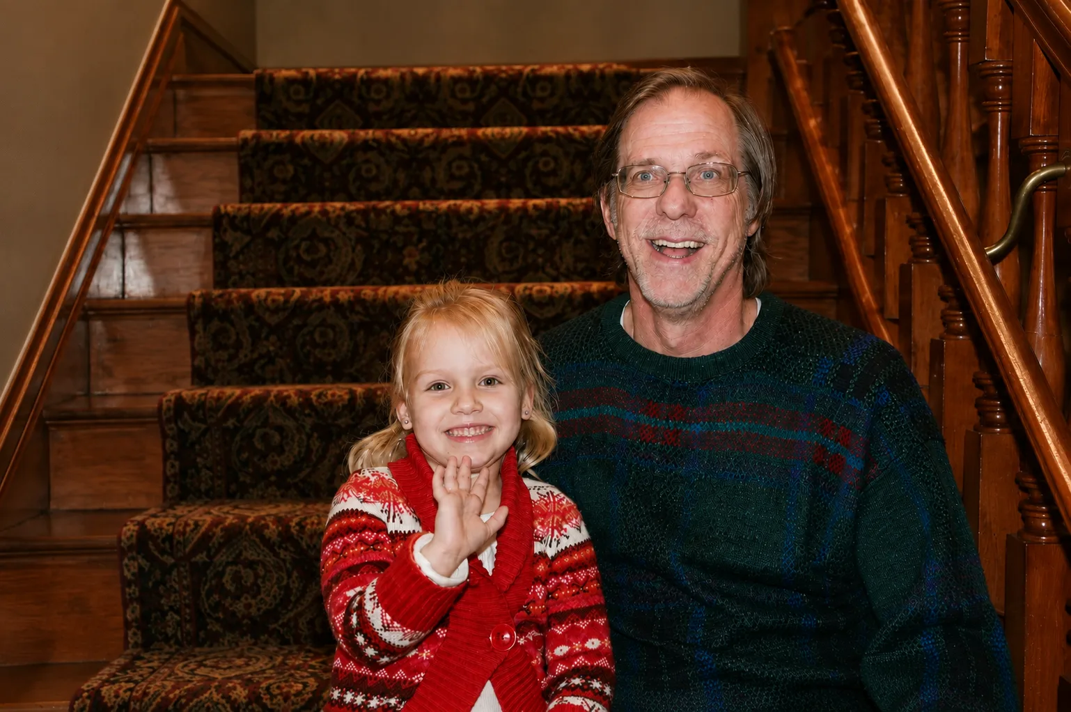 The simplest moments become the treasures. Grandpa loved Jaylyn!